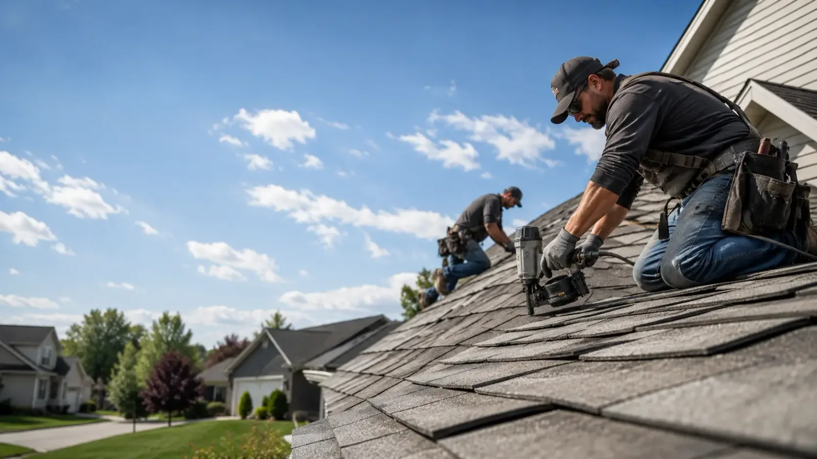 Storm Damage Roof Repair in Warrensburg, IL near me